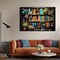 5D Bookshelf & Blooms Large Diamond Art Kit for Adults – 27.5 x 15.7 Inch Cozy Library Diamond Painting with Books & Flowers, DIY Full Drill Gem Craft Kit, Gift for Book Lovers & Beginners